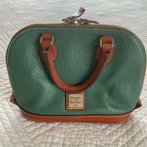 Dooney and Bourke pebble grain satchel handbag